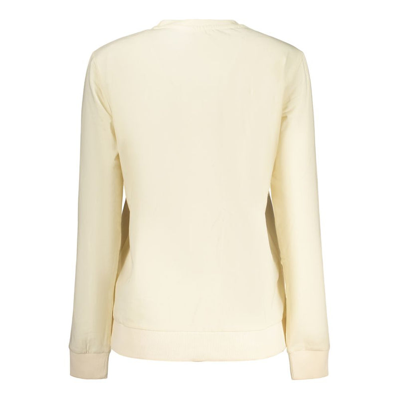 Freddy Beige Cotton Long Sleeve T-Shirt for Women