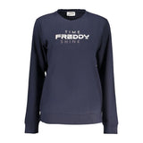 Freddy Blue Cotton Women's Long-Sleeved T-Shirt