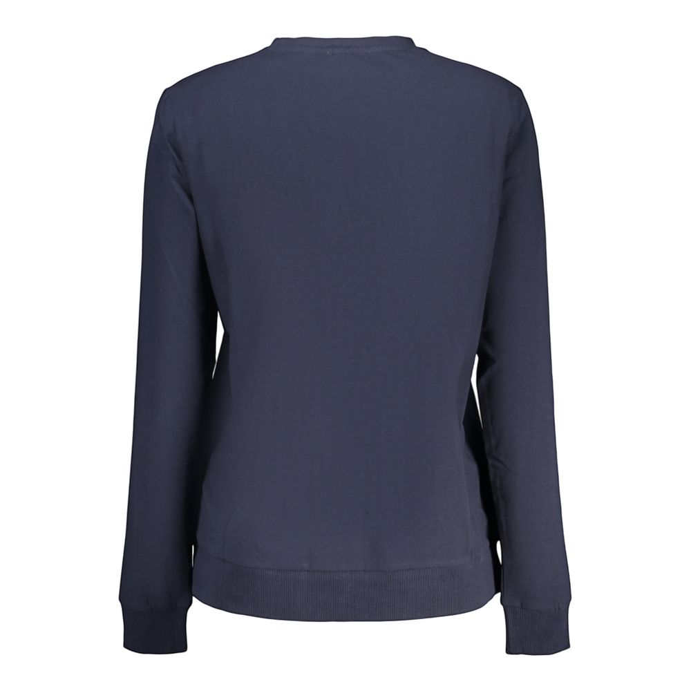 Freddy Blue Cotton Women's Long-Sleeved T-Shirt
