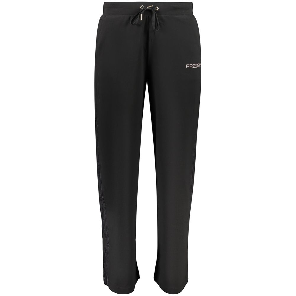 Freddy Black Cotton Women's Trousers - Stylish & Comfortable