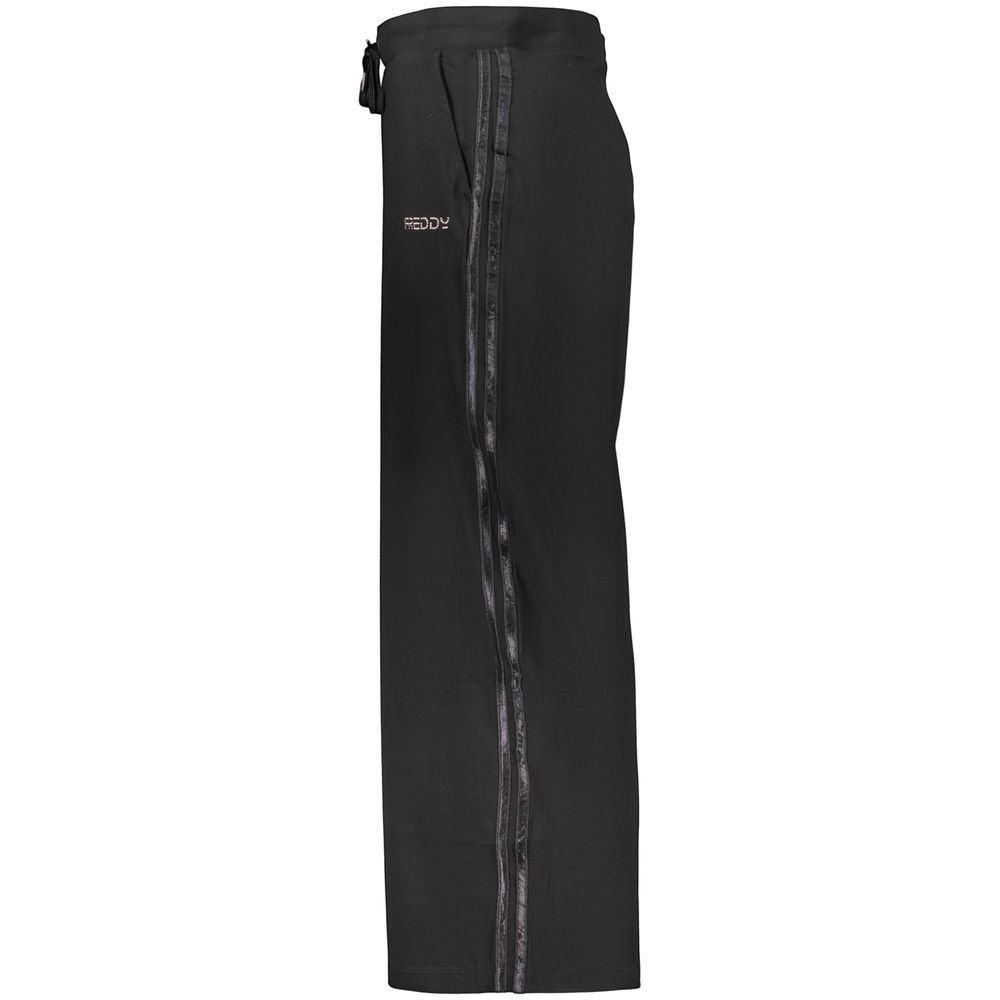 Freddy Black Cotton Women's Trousers - Stylish & Comfortable