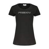 Freddy Black Cotton Women's T-Shirt - Stylish & Comfortable