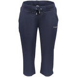 Freddy Blue Cotton Women's Capri Sports Pants