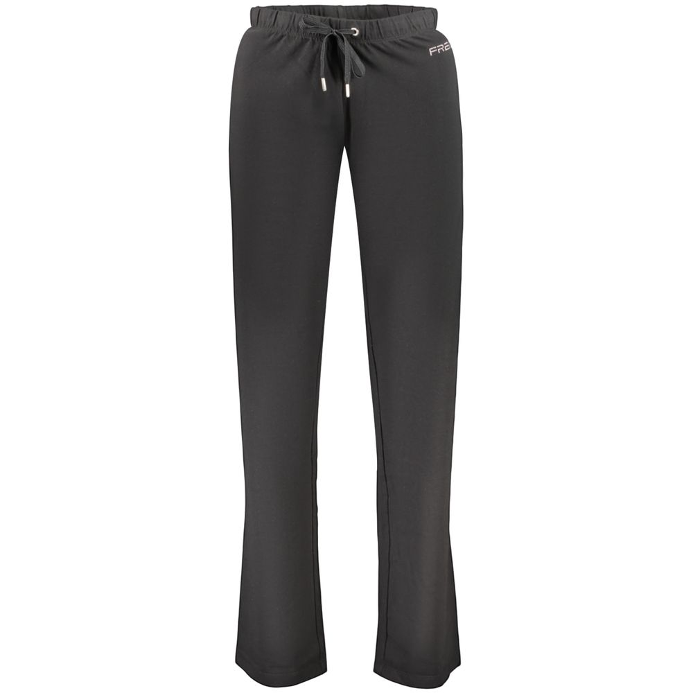 Freddy Black Cotton Women's Trouser - Stylish Sportswear