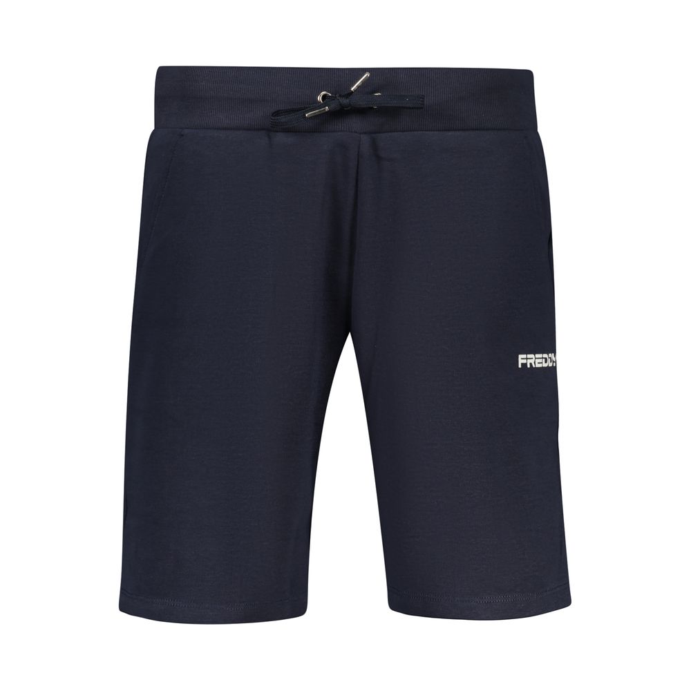 Freddy Blue Cotton Women Sports Shorts