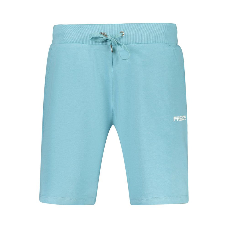 Freddy Azzurro Cotton Women's Shorts - Light Blue