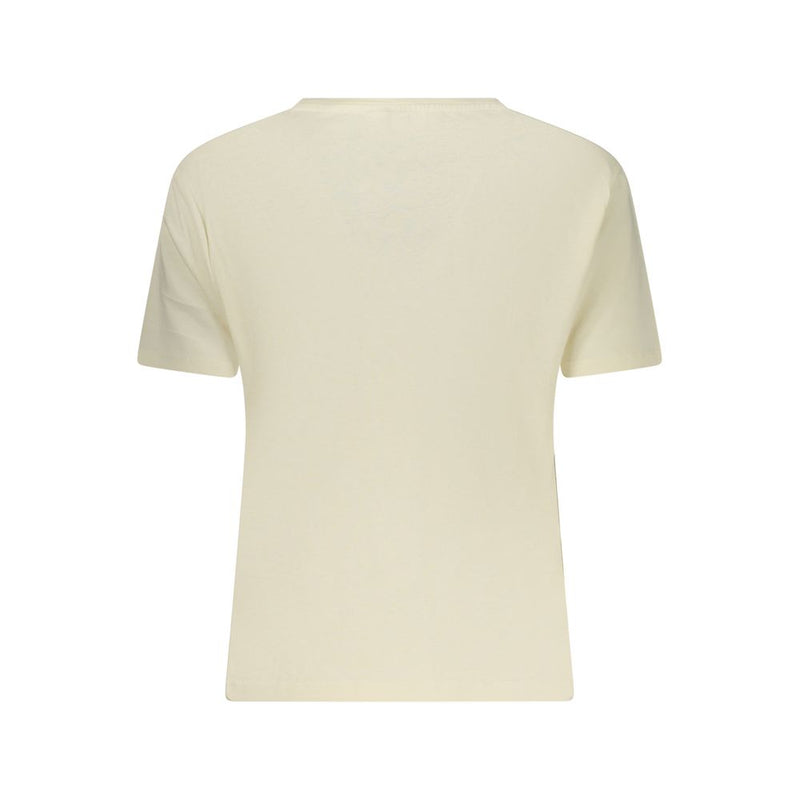 Freddy Beige Cotton Women's T-Shirt - Trendy Elegance