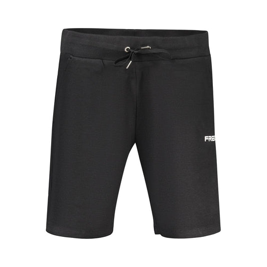 Freddy Black Cotton Women's Sports Shorts