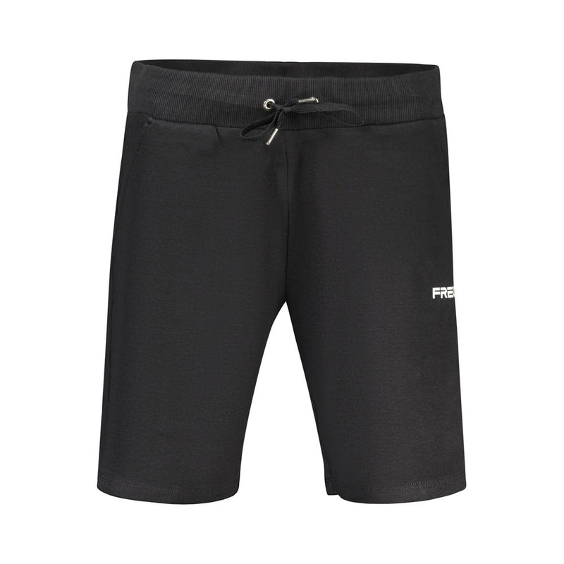 Freddy Black Cotton Women's Sports Shorts