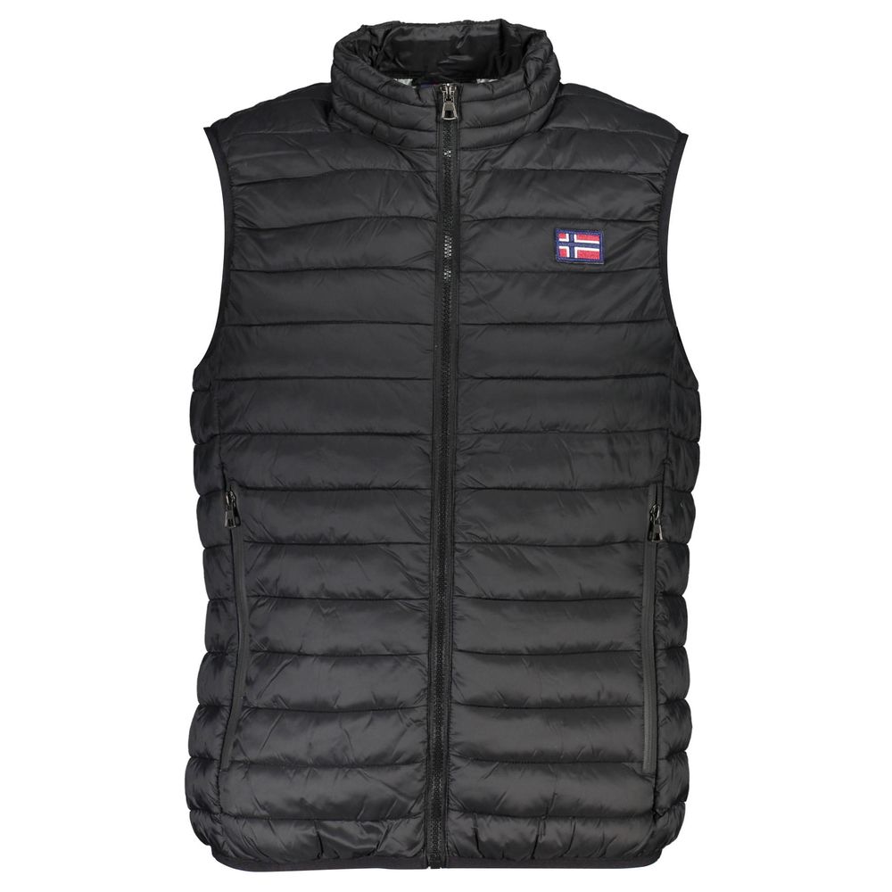 Norway 1963 Black Polyamide Men's Sleeveless Jacket