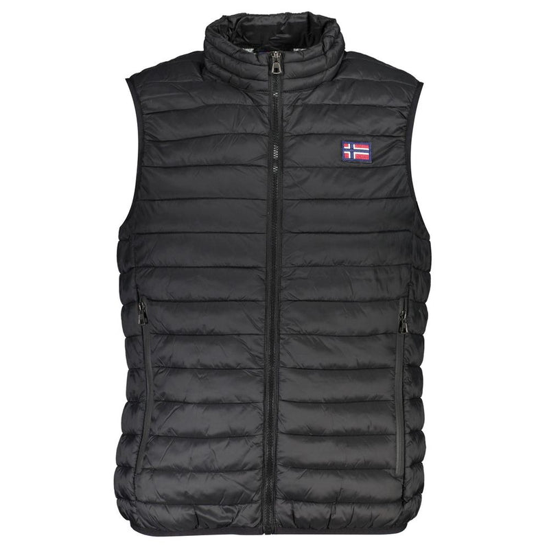 Norway 1963 Black Polyamide Men's Sleeveless Jacket