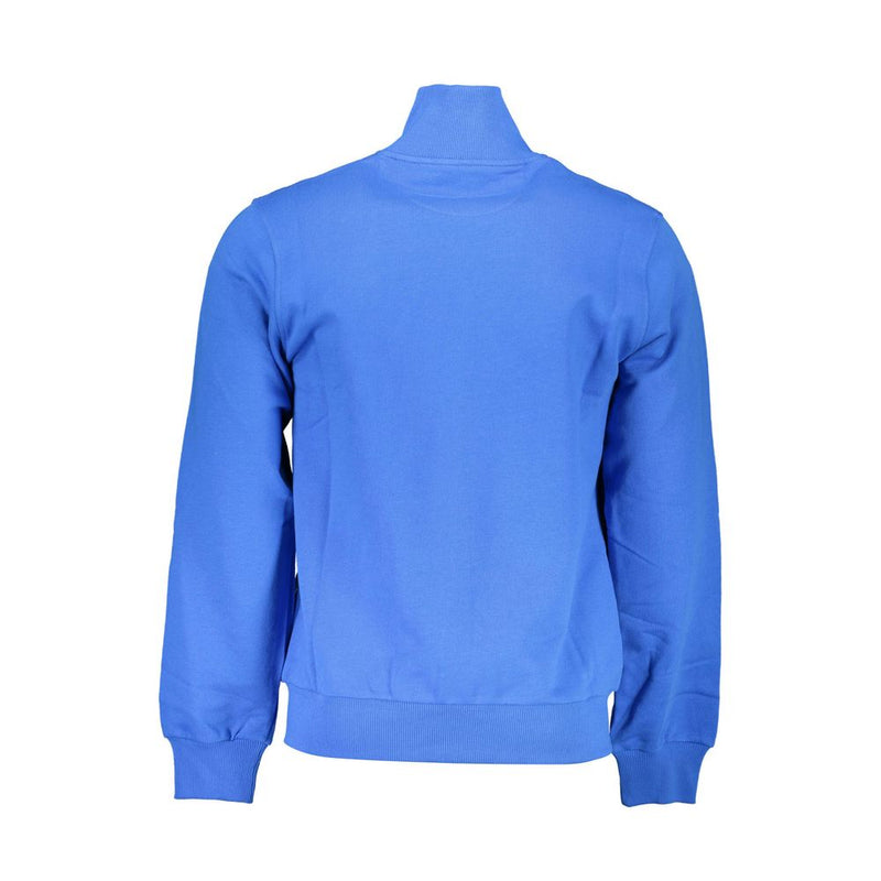 La Martina Blue Cotton Sweatshirt for Men