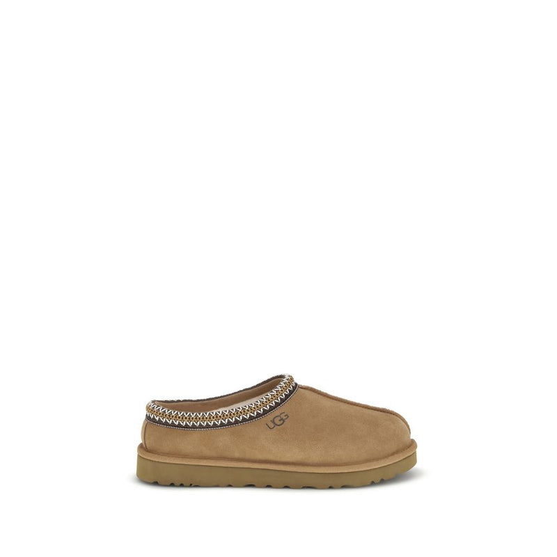 UGG Tasman II Beige Leather Mules for Men