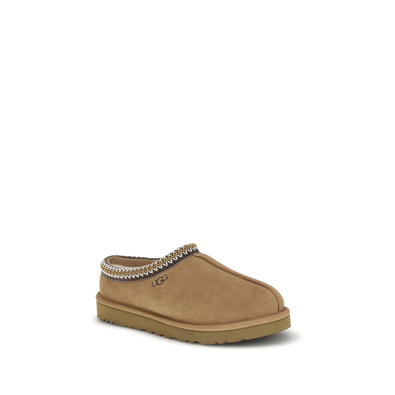 UGG Tasman II Beige Leather Mules for Men