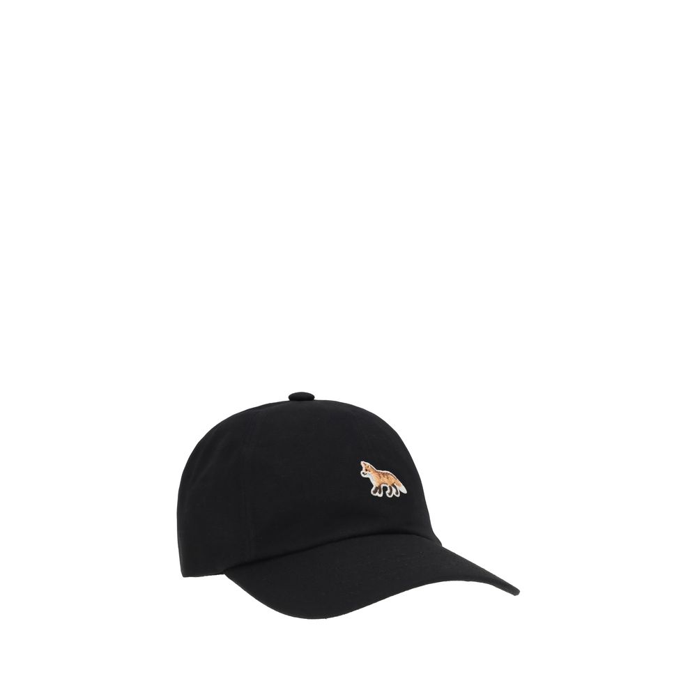 Casquette en coton noir Maison Kitsuné (Casquette de baseball)