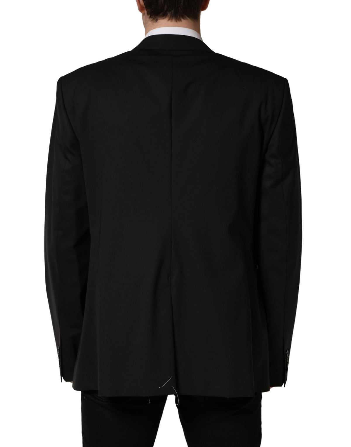 Veste de costume droite 2 boutons noire Dolce & Gabbana