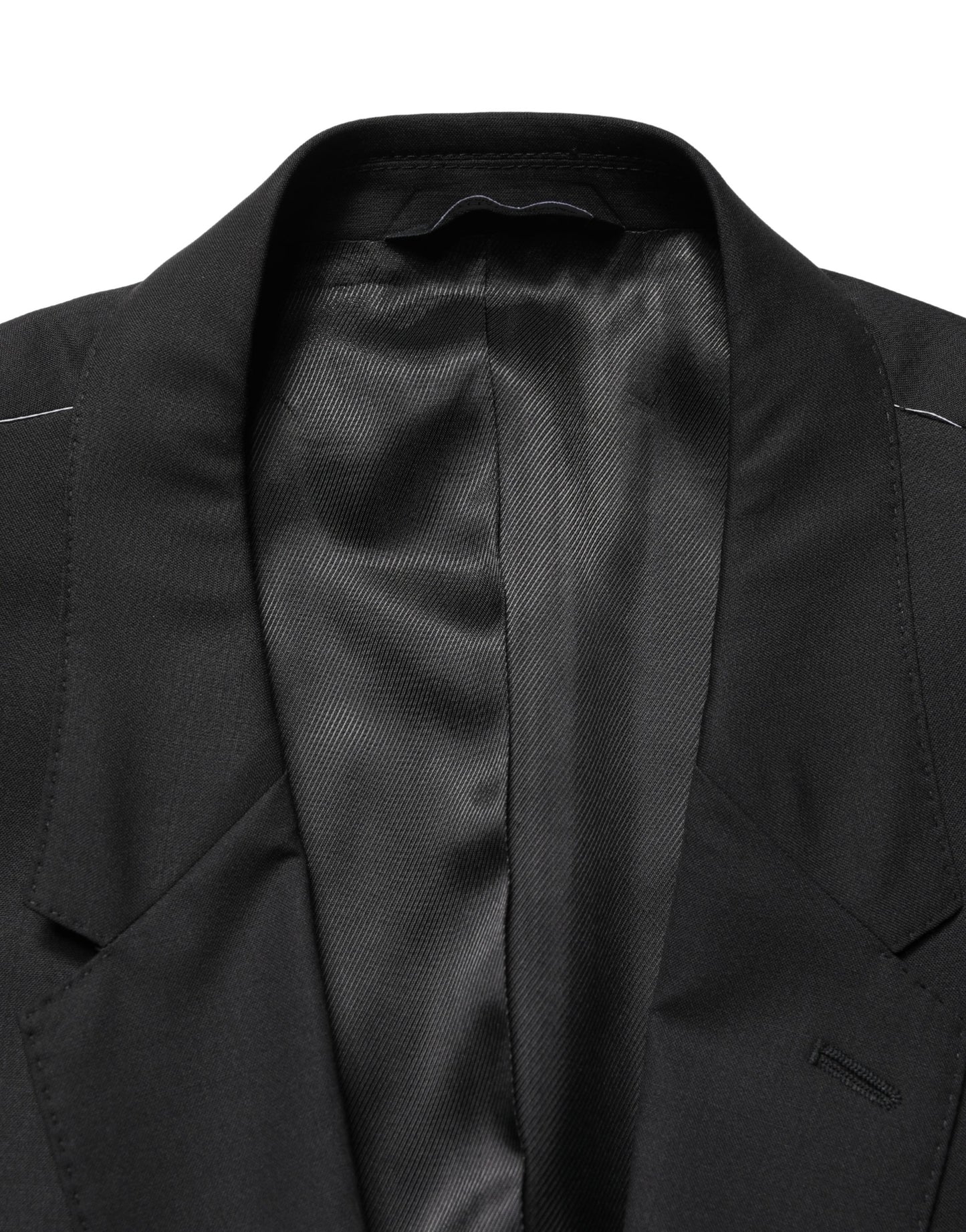 Veste de costume droite 2 boutons noire Dolce & Gabbana