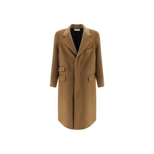 Saint Laurent Bruine wollen jas