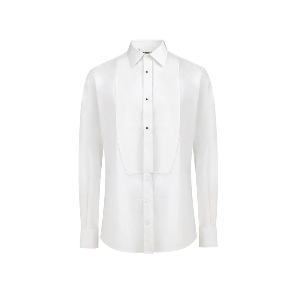Chemise habillée blanche en coton Dolce &amp; Gabbana
