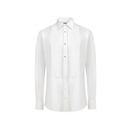 Chemise habillée blanche en coton Dolce &amp; Gabbana