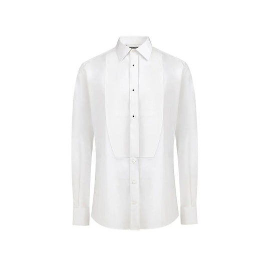 Chemise habillée blanche en coton Dolce &amp; Gabbana