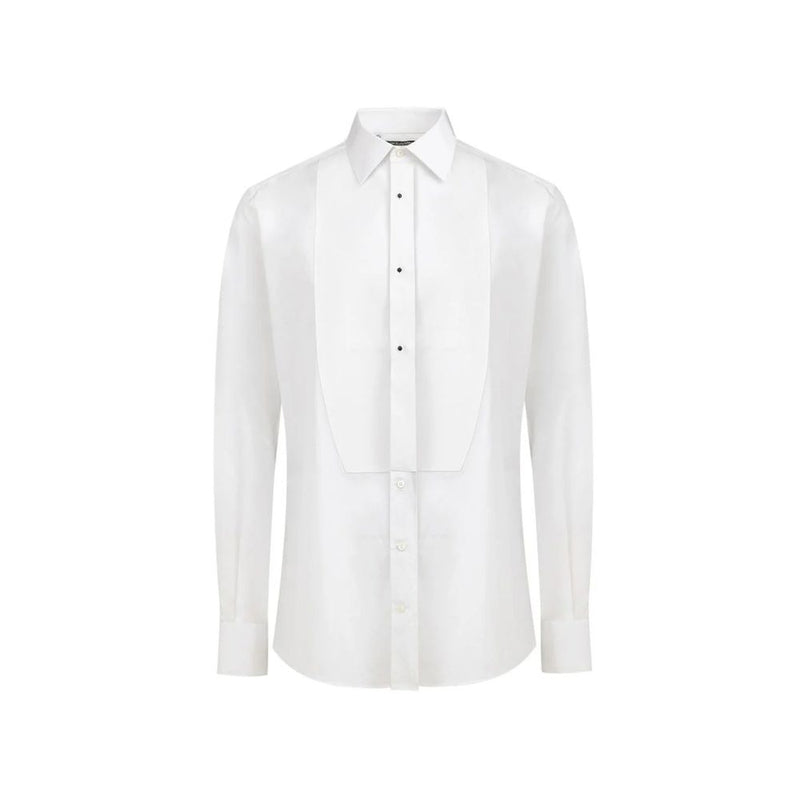 Chemise habillée blanche en coton Dolce &amp; Gabbana
