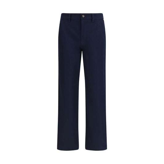 Burberry Blauwe Katoenen Chino Broek