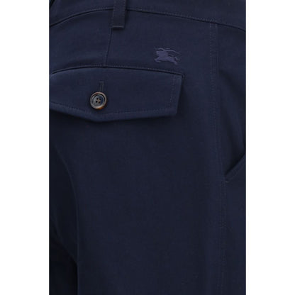 Pantalon chino Burberry bleu en coton