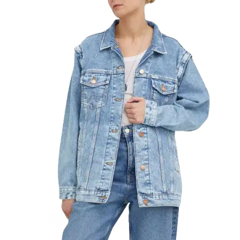 Amiri Blue Cotton Denim Jacket for Women