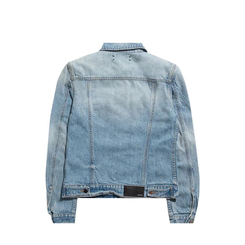 Amiri Blue Cotton Denim Jacket for Women