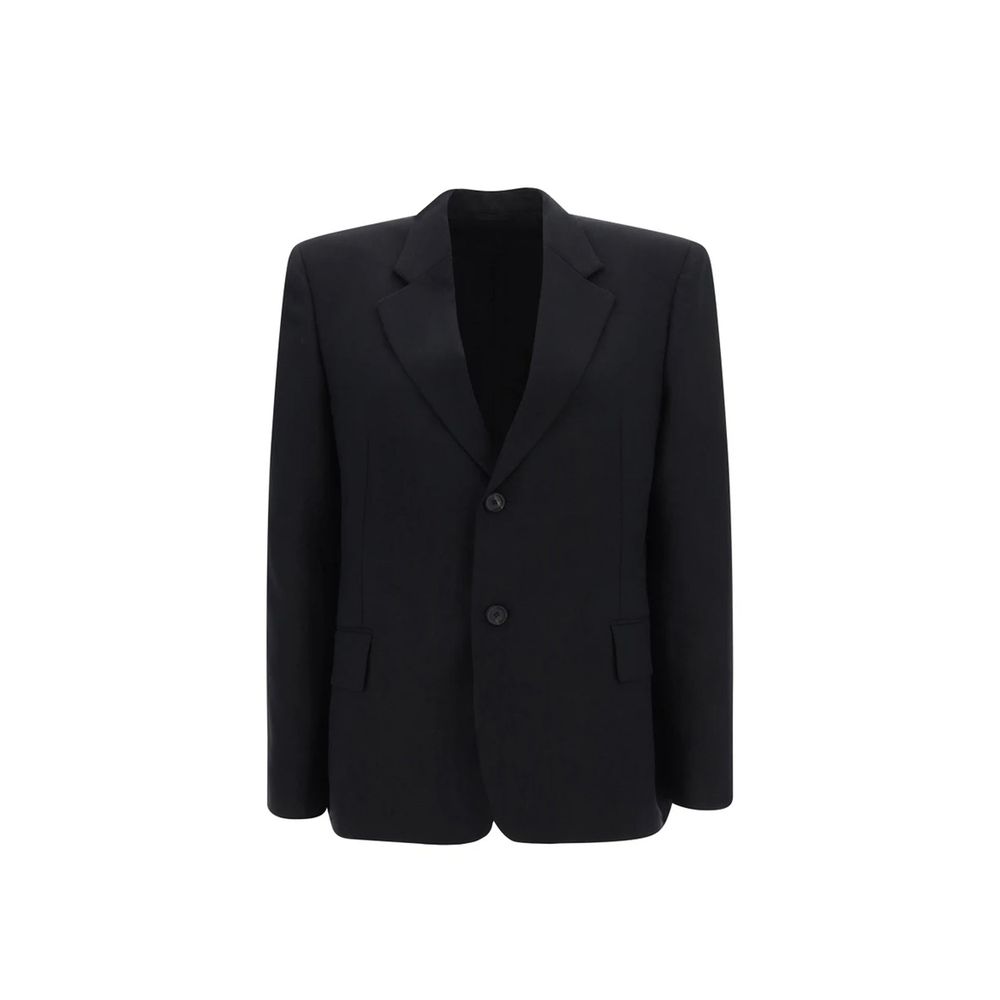 Balenciaga Black Wool Jacket and Coat for Women