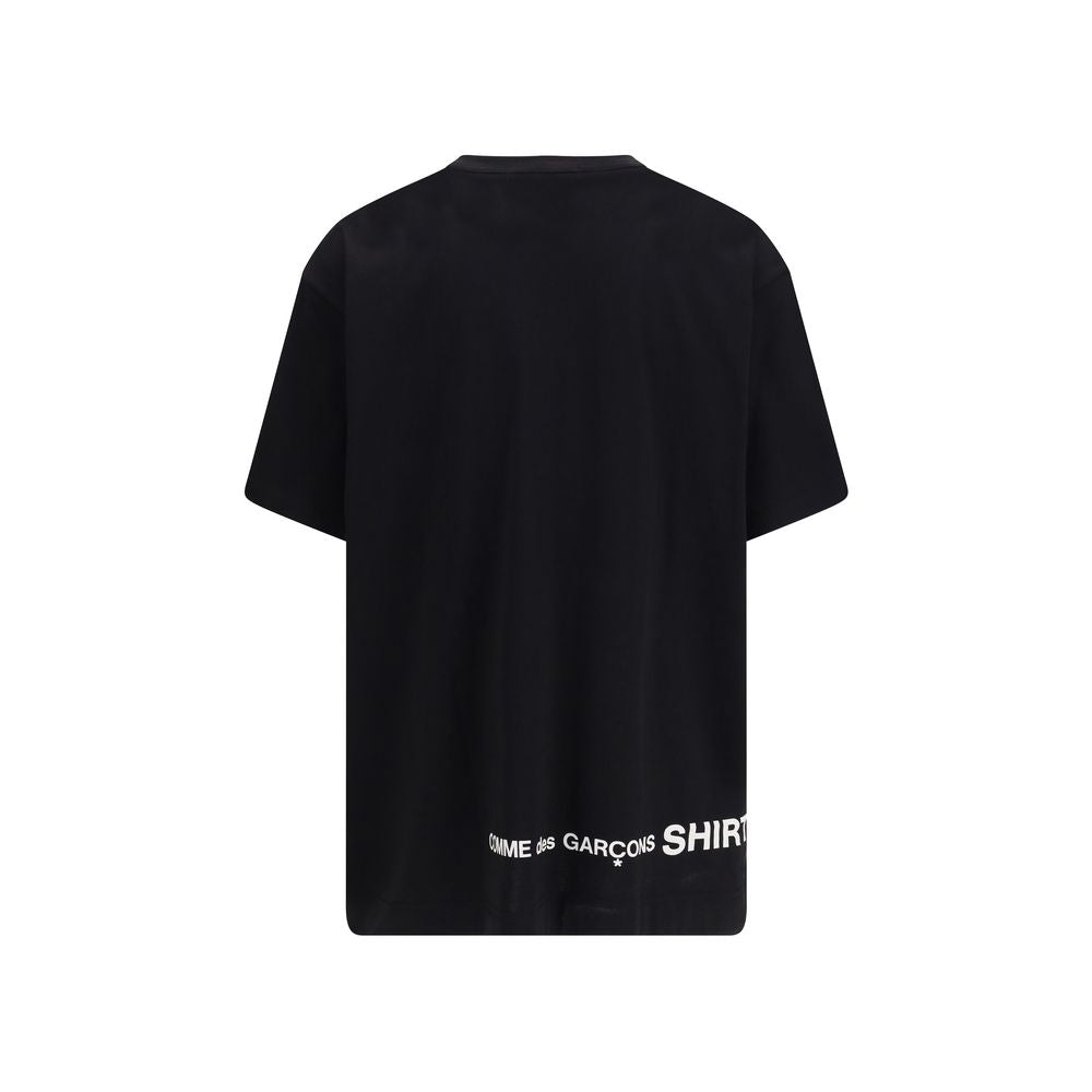 T-shirt en coton noir Comme des Garçons