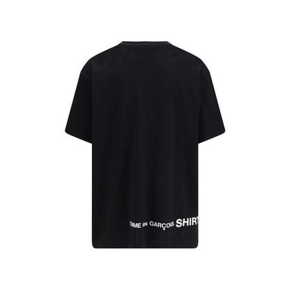 T-shirt en coton noir Comme des Garçons