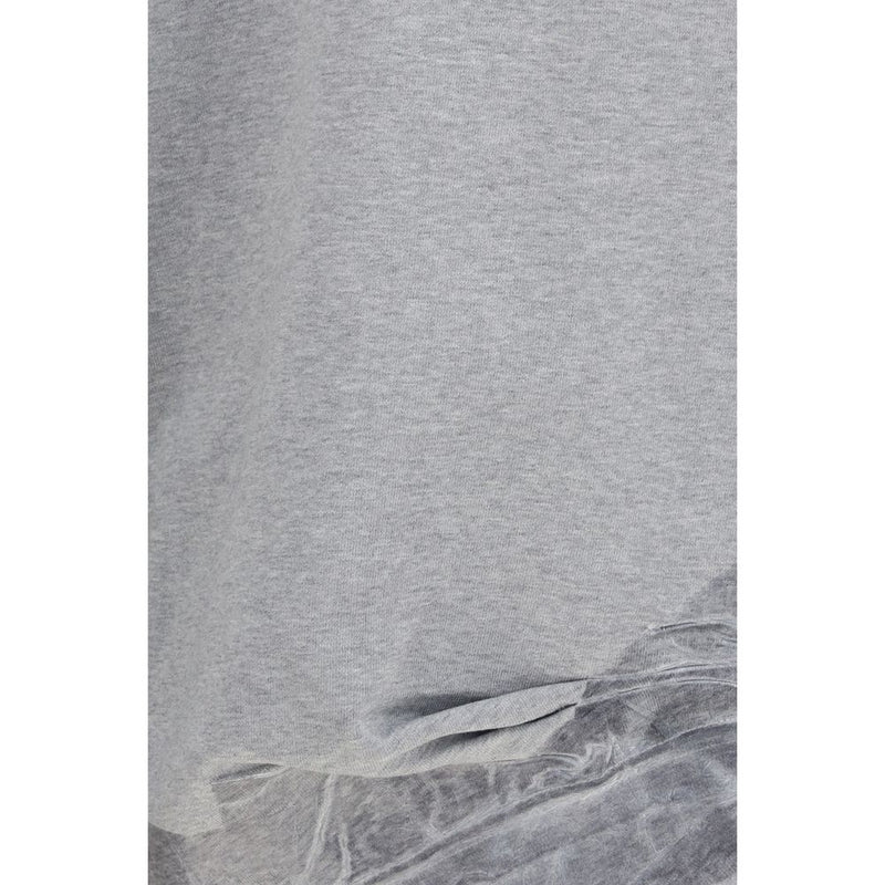 Maison Margiela Gray Cotton Sweatshirt with Four Stitches