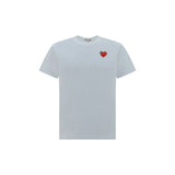 T-shirt blanc en coton Comme Des Garçons Play