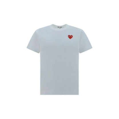 T-shirt blanc en coton Comme Des Garçons Play