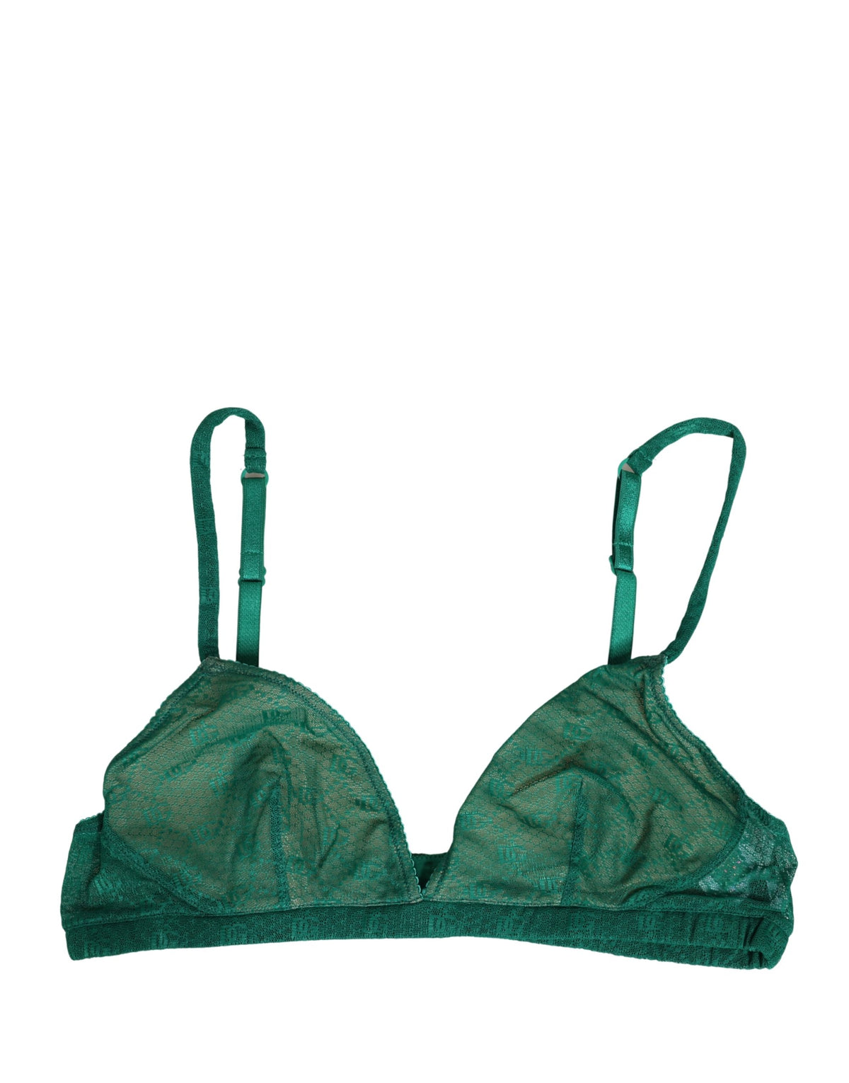 Dolce & Gabbana Green Soft Cup Bra - Luxurious Comfort