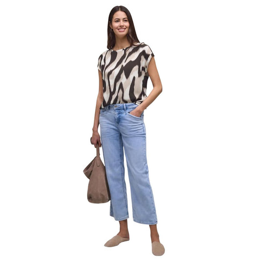 Street One Blouse Viscose Marron - Modèle 346552