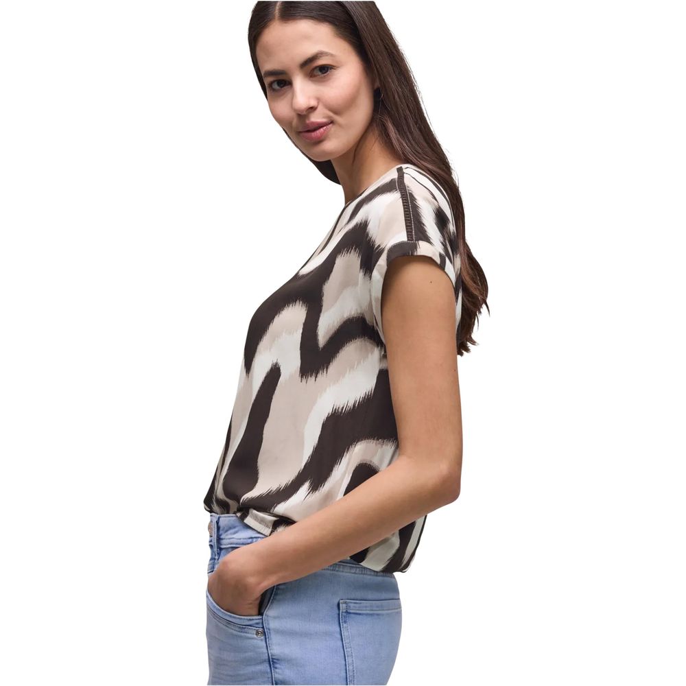 Street One Blouse Viscose Marron - Modèle 346552
