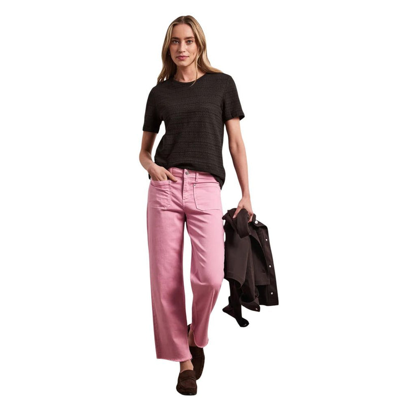 Street One Brown Cotton T-Shirt for Women