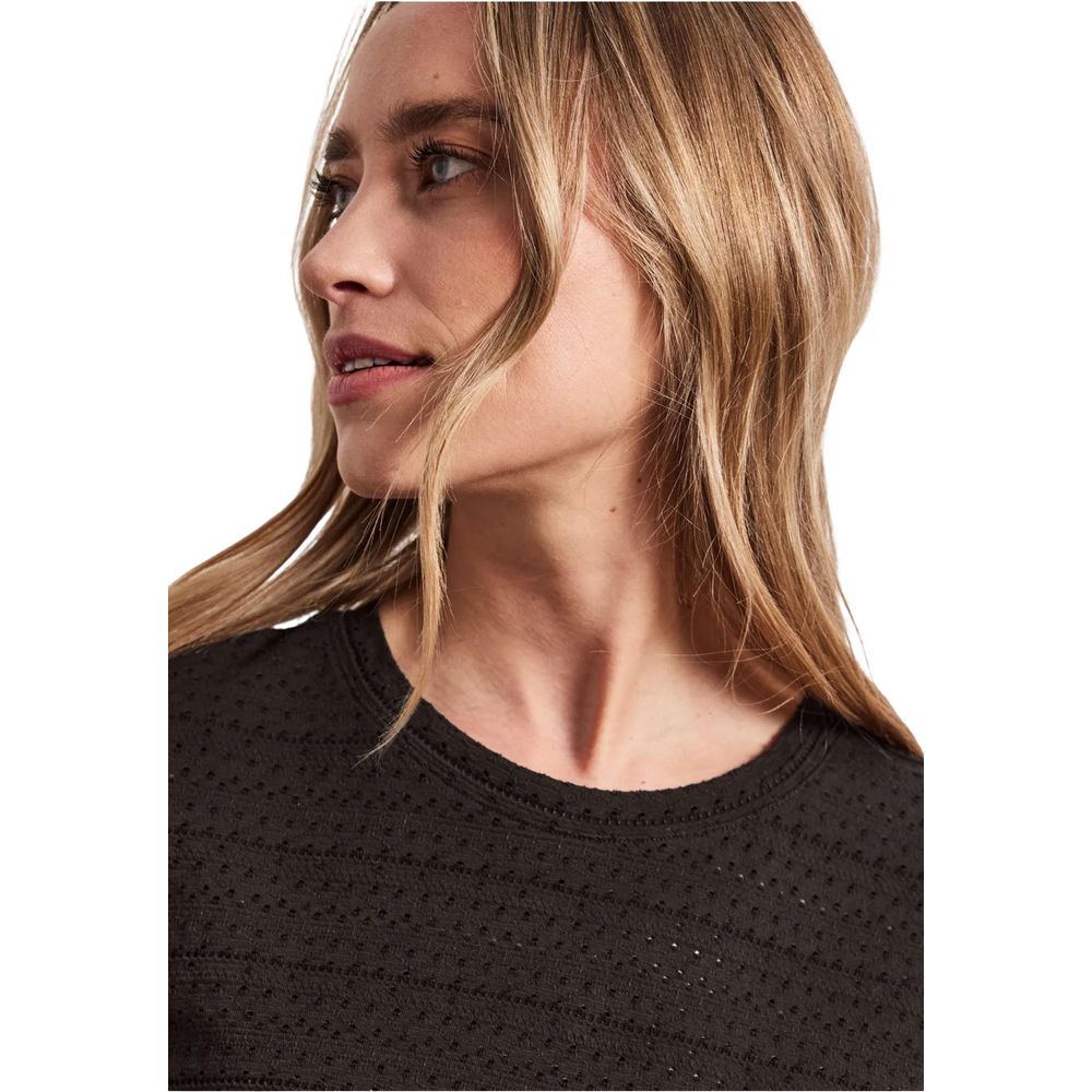 Street One Brown Cotton T-Shirt for Women