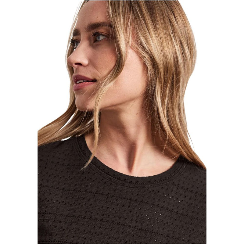 Street One Brown Cotton T-Shirt for Women