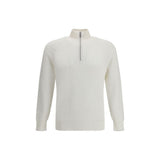 Brunello Cucinelli Sweatshirt en Coton Blanc