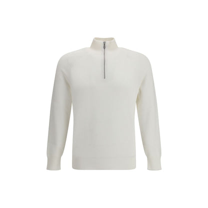 Brunello Cucinelli Witte Katoenen Sweatshirt