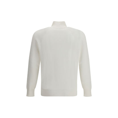 Brunello Cucinelli Witte Katoenen Sweatshirt