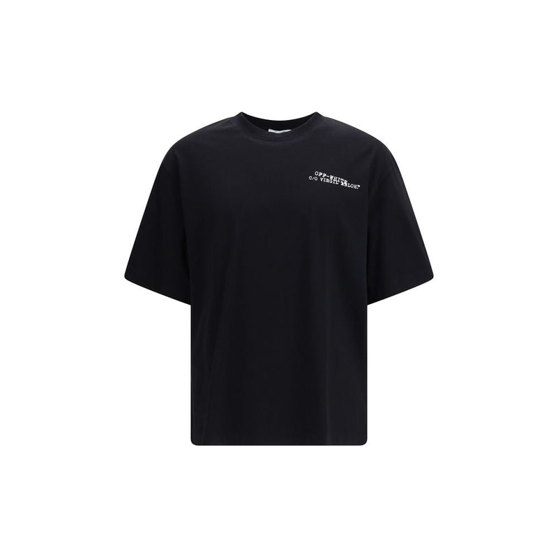 Off-White Type Arrow Skate Black Cotton T-Shirt