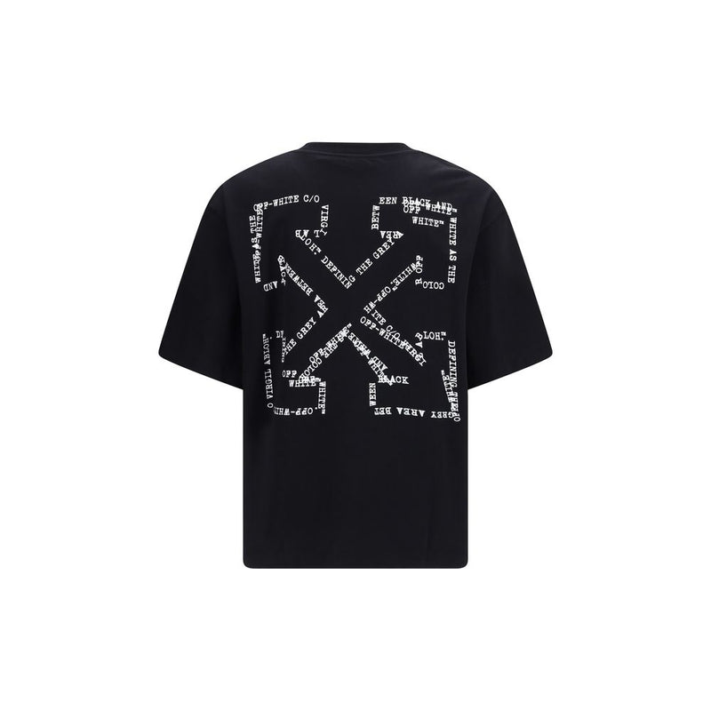 Off-White Type Arrow Skate Black Cotton T-Shirt