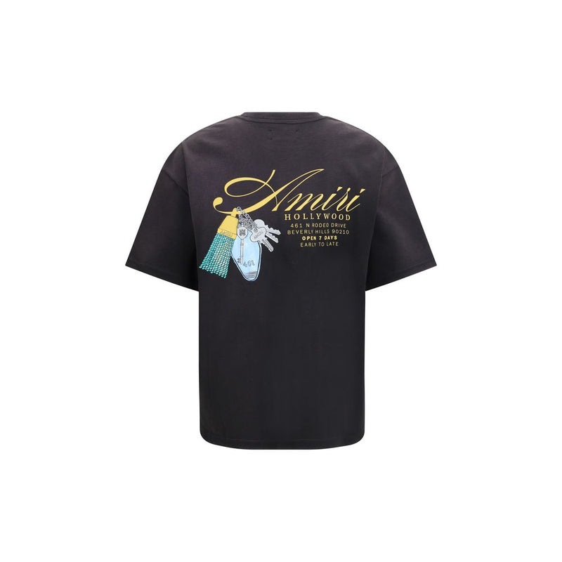 Amiri Chateau Keys Black Cotton T-Shirt
