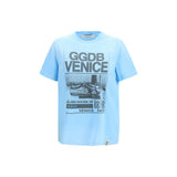 Golden Goose Blue Cotton T-Shirt for Men