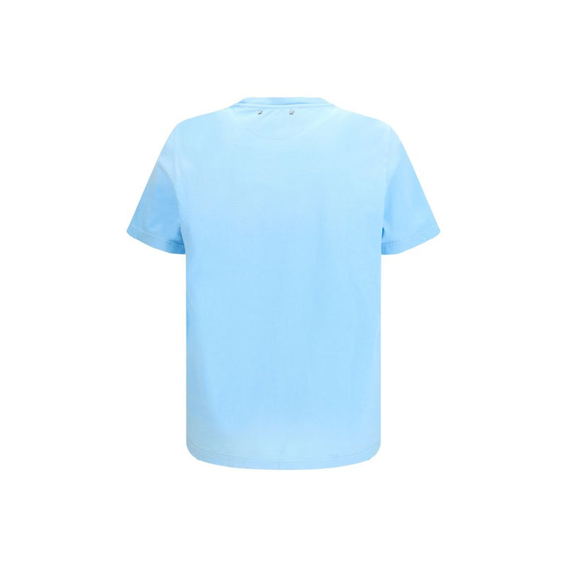 Golden Goose Blue Cotton T-Shirt for Men